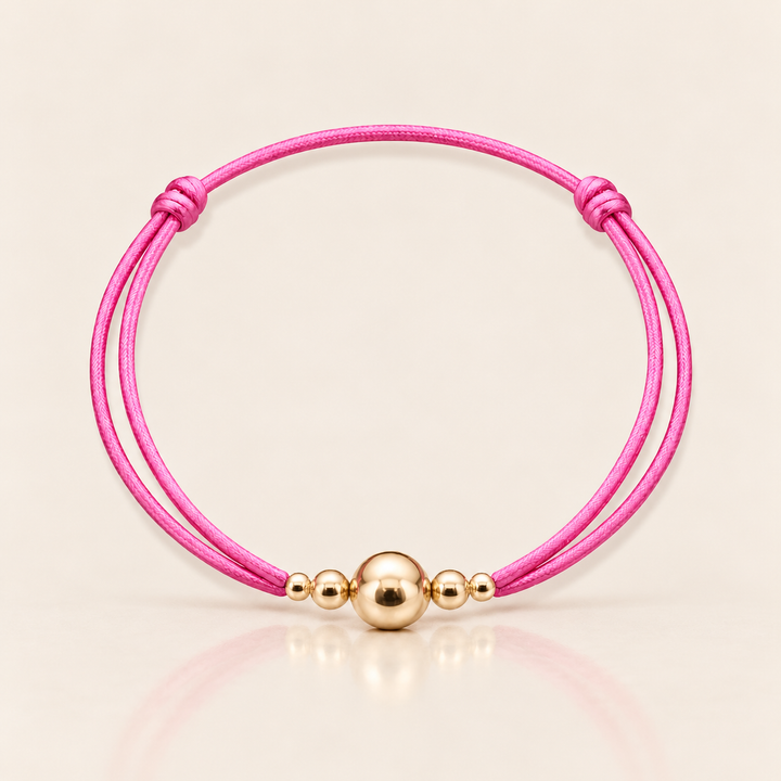 SATIN GOLD BRACELET – Růžová