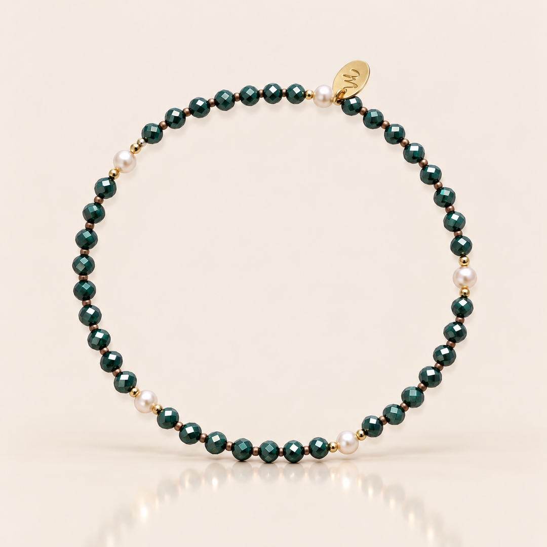 BOHO SOUL BRACELET – 15 cm / Emerald