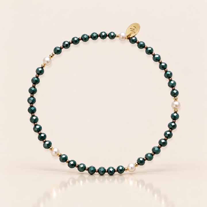 BOHO SOUL BRACELET – 15 cm / Emerald