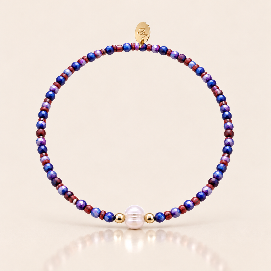 BOHO SOUL BRACELET – 15 cm / Berry