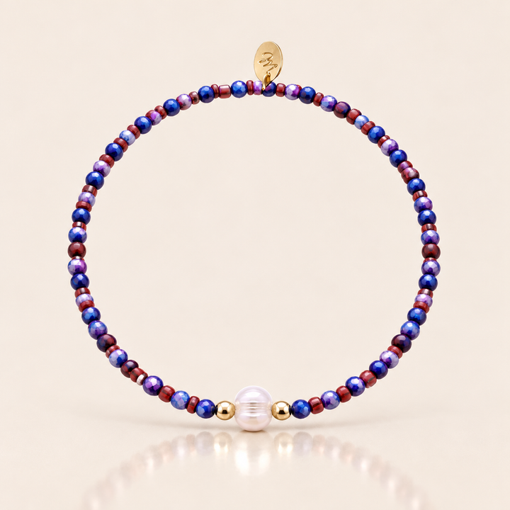 BOHO SOUL BRACELET – 15 cm / Berry
