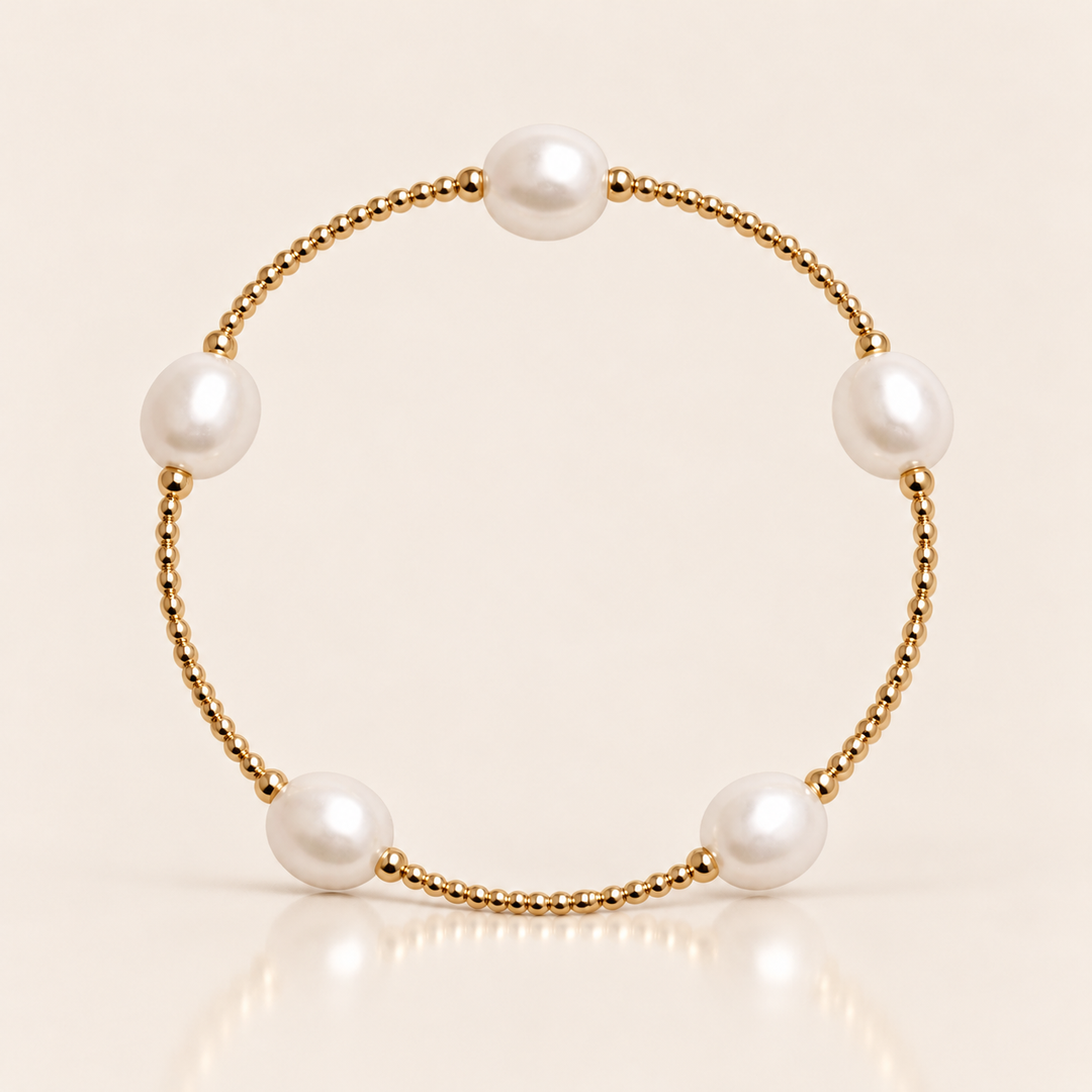 ORBIT BRACELET – 15 cm / Pearl