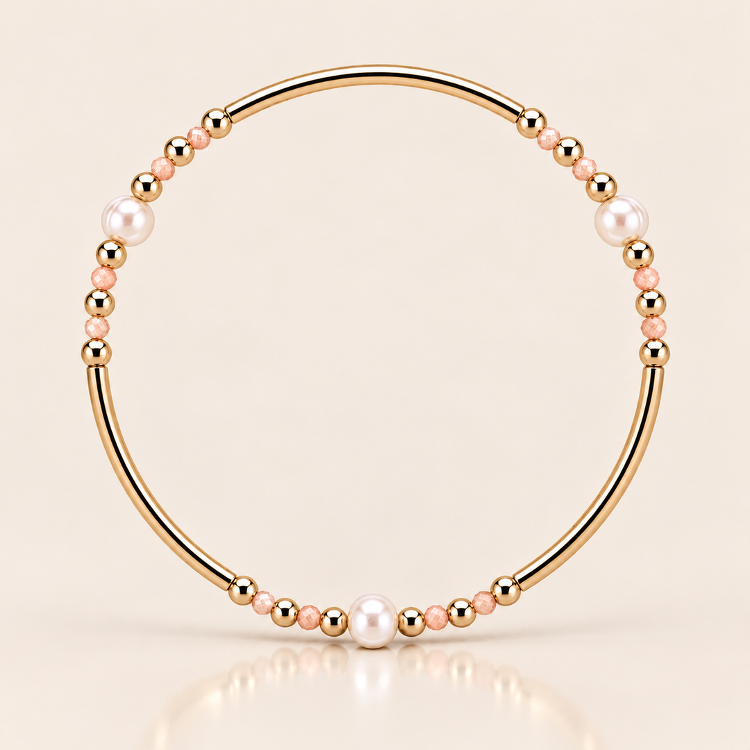 FLOW GLOW BRACELET – Béžová / 15 cm