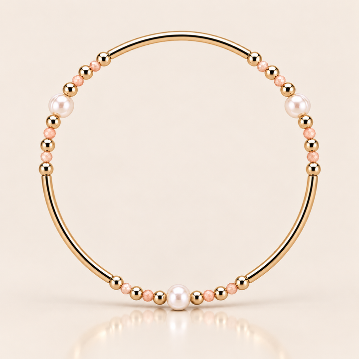 FLOW GLOW BRACELET – Béžová / 15 cm
