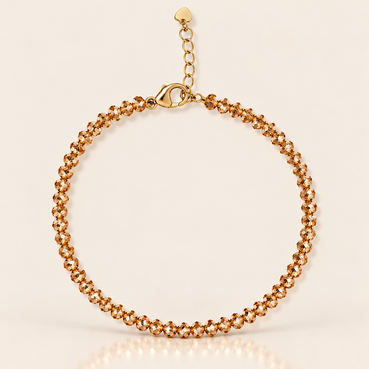 TENNIS GLOW BRACELET – XS-S / Champagne
