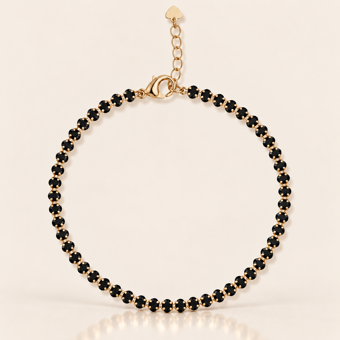 TENNIS GLOW BRACELET – XS-S / Black
