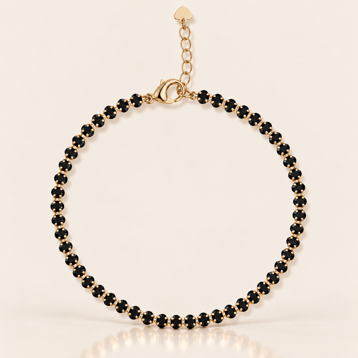 TENNIS GLOW BRACELET – XS-S / Black