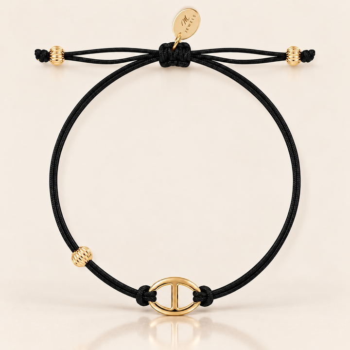 GOLDEN TAB BRACELET – Classic / Černá
