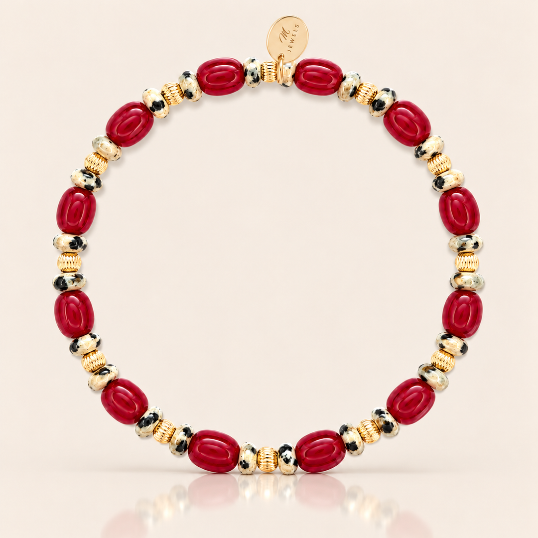 Vintage Cherry Bracelet – původní velikost, produktová fotografie MJewels